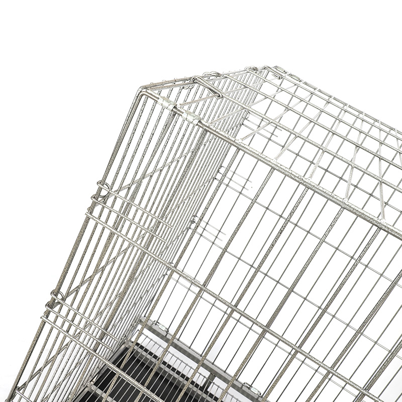 Gabbia per cani pieghevole con filo metallico di grandi dimensioni