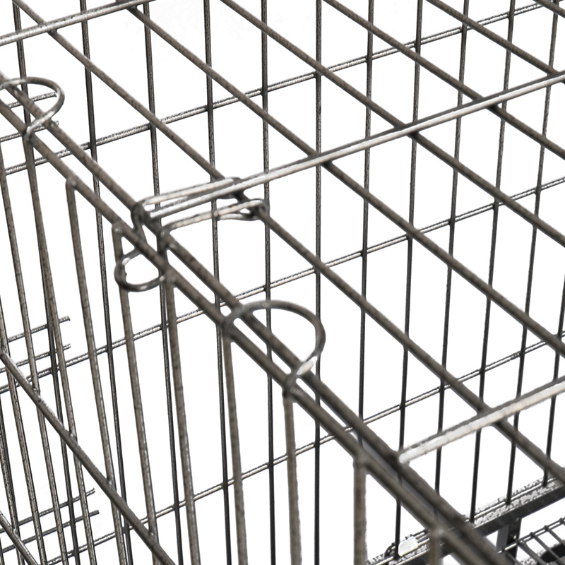 Gabbia per cani pieghevole con filo metallico di grandi dimensioni