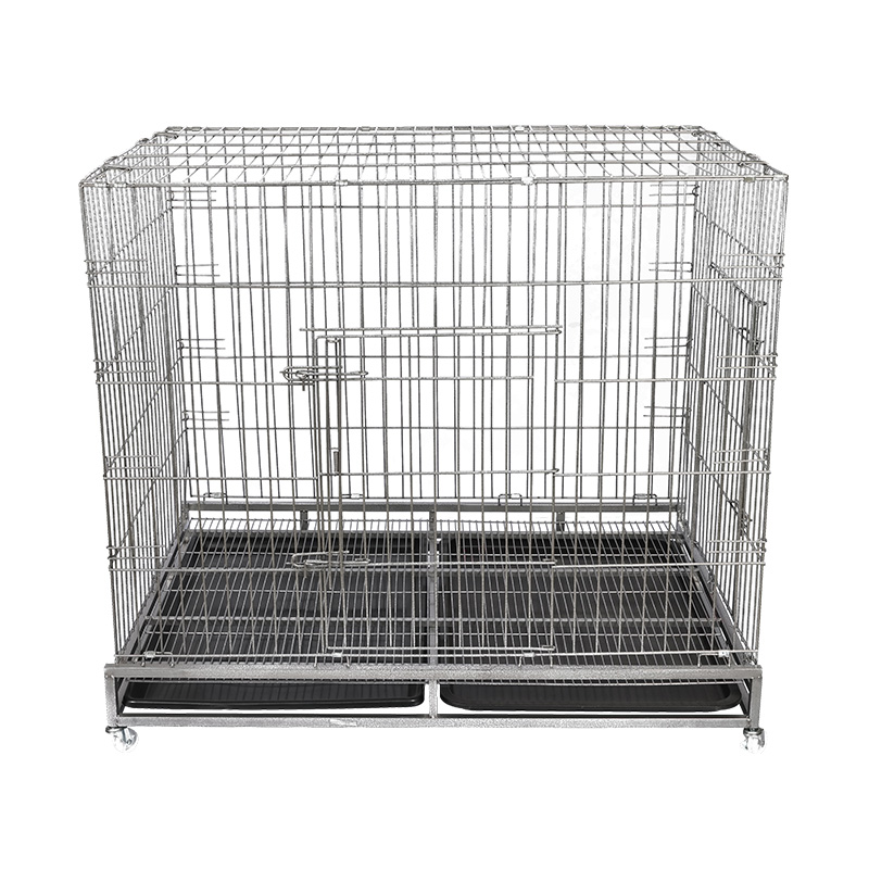 Gabbia per cani pieghevole con filo metallico di grandi dimensioni