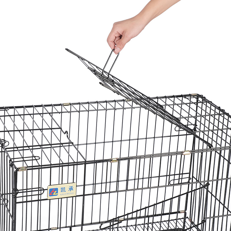 Cassa per cani pieghevoli in metallo per cuccioli