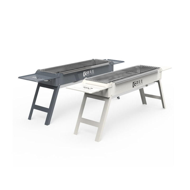 Griglia barbecue rettangolare pieghevole esterno