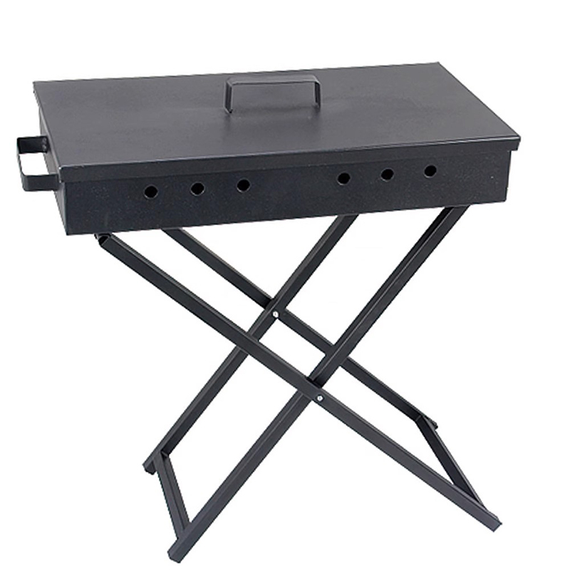 Grill barbecue a forma X portatile in acciaio inossidabile