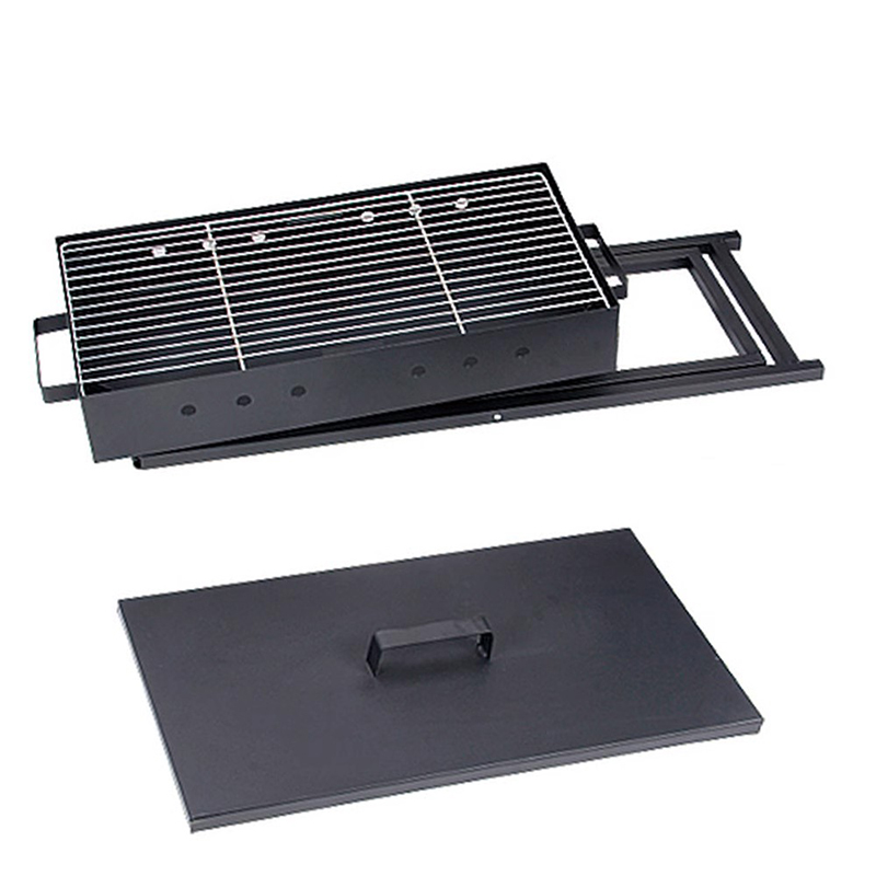Grill barbecue a forma X portatile in acciaio inossidabile