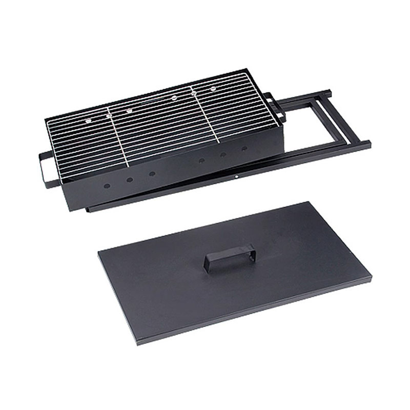 Grill a forma di X coperta