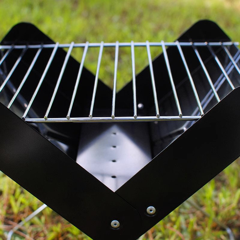 Grill per barbecue pieghevole esterno