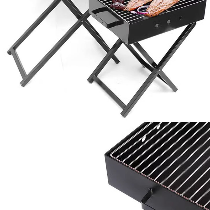 Grill a forma di X coperta