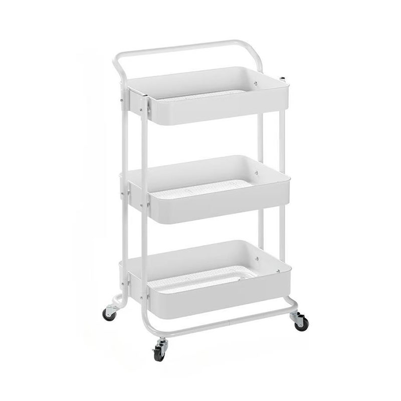 Scaffale per carrello mobile a manico singolo a più livello